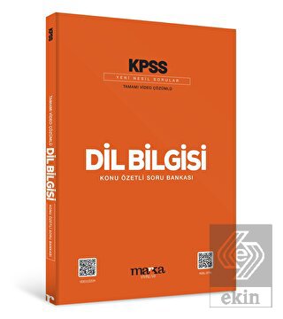 2023 KPSS Dil Bilgisi Konu Özetli Yeni Nesil Soru