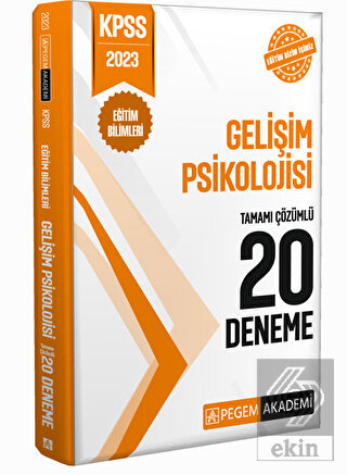 2023 KPSS Eğitim Bilimleri Gelişim Psikolojisi 20