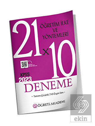 2023 KPSS Eğitim Bilimleri Öğretim İlke ve Yönteml