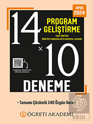 2023 KPSS Eğitim Bilimleri Program Geliştirme, Öğr