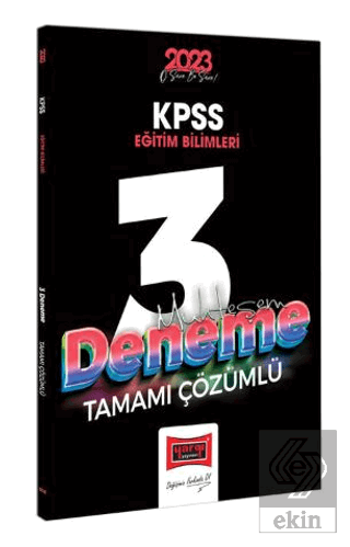 2023 KPSS Eğitim Bilimleri Tamamı Çözümlü Muhteşem