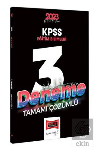 2023 KPSS Eğitim Bilimleri Tamamı Çözümlü Muhteşem
