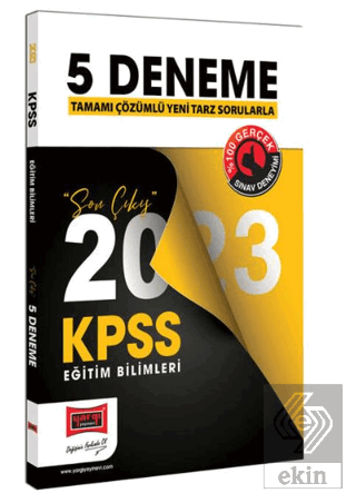 2023 KPSS Eğitim Bilimleri Tamamı Çözümlü Son Çıkı