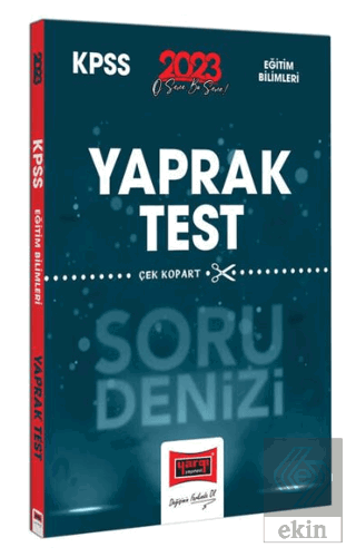 2023 KPSS Eğitim Bilimleri Tüm Dersler Soru Denizi
