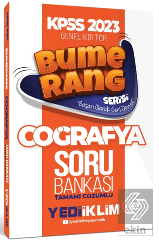 2023 KPSS Genel Kültür Bumerang Coğrafya Tamamı Çö