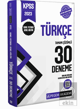 2023 KPSS Genel Kültür Genel Yetenek Türkçe 30 Den