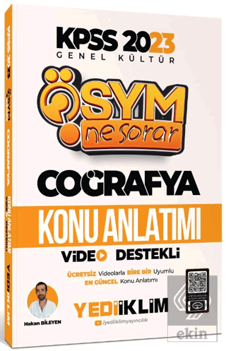 2023 KPSS Genel Kültür ÖSYM Ne Sorar Coğrafya Vide
