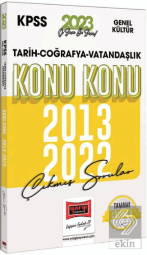 2023 KPSS Genel Kültür (Tarih-Coğrafya-Vatandaşlık