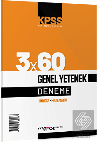 2023 KPSS Genel Yetenek 3x60 Deneme Sınavı Marka Y