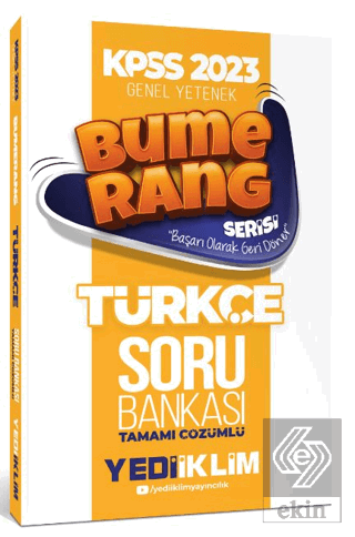 2023 KPSS Genel Yetenek Bumerang Türkçe Tamamı Çöz