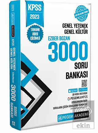 2023 KPSS Genel Yetenek Genel Kültür Ezberbozan 30