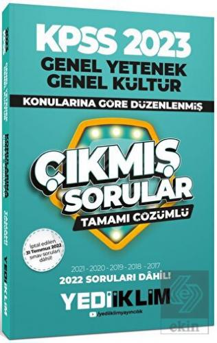 2023 KPSS Genel Yetenek Genel Kültür Konularına Gö