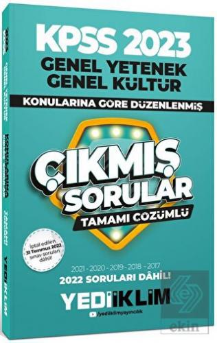 2023 KPSS Genel Yetenek Genel Kültür Konularına Gö