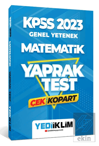 2023 KPSS Genel Yetenek Matematik Çek Kopart Yapra