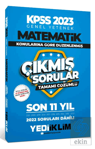2023 KPSS Genel Yetenek Matematik Konularına Göre