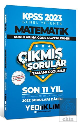 2023 KPSS Genel Yetenek Matematik Konularına Göre