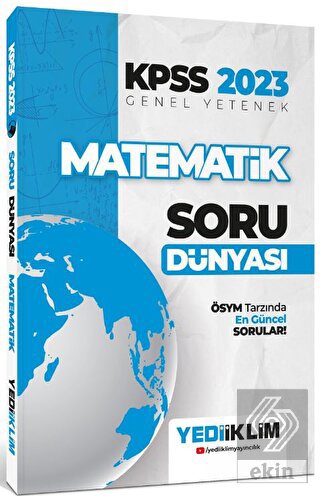 2023 KPSS Genel Yetenek Matematik Soru Dünyası Yed