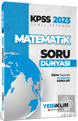 2023 KPSS Genel Yetenek Matematik Soru Dünyası Yed