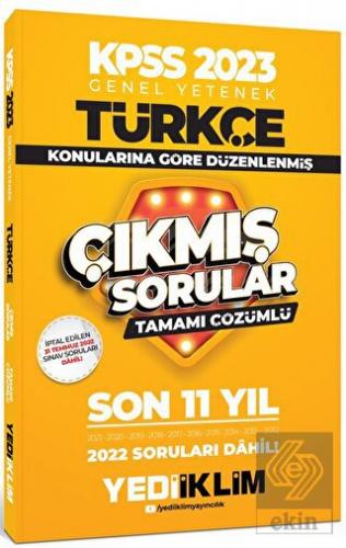 2023 KPSS Genel Yetenek Türkçe Konularına Göre Tam