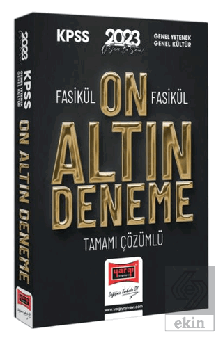 2023 KPSS GY-GK Fasikül Fasikül Tamamı Çözümlü 10