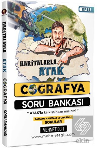 2023 KPSS Haritalarla Atak Coğrafya Soru Bankası M