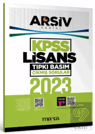 2023 KPSS Lisans Arşiv Serisi Tıpkı Basım Çıkmış Sorular Kollektif Mar