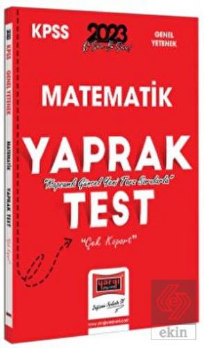 2023 KPSS Matematik Çek Kopart Yaprak Test