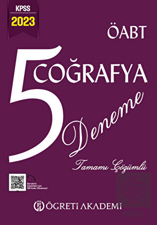 2023 KPSS ÖABT Coğrafya 5 Deneme Öğreti Akademi