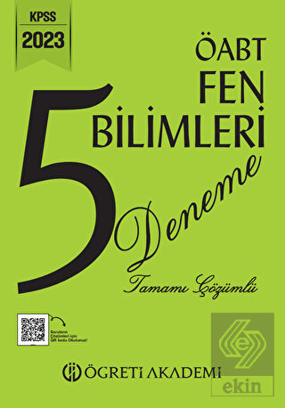 2023 KPSS ÖABT Fen Bilimleri 5 Deneme