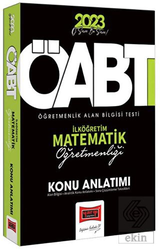 2023 KPSS ÖABT İlköğretim Matematik Öğretmenliği K