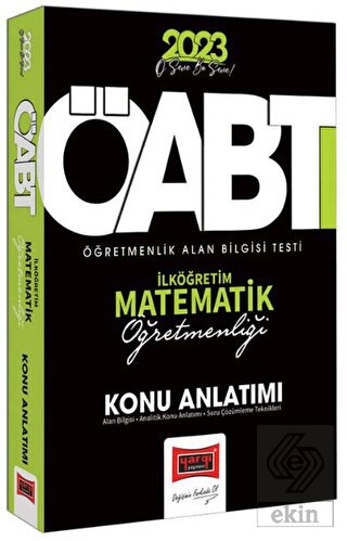 2023 KPSS ÖABT İlköğretim Matematik Öğretmenliği K