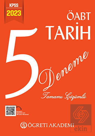 2023 KPSS ÖABT Tarih 5 Deneme Pegem Akademi Yayınc