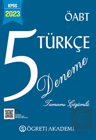 2023 KPSS ÖABT Türkçe 5 Deneme