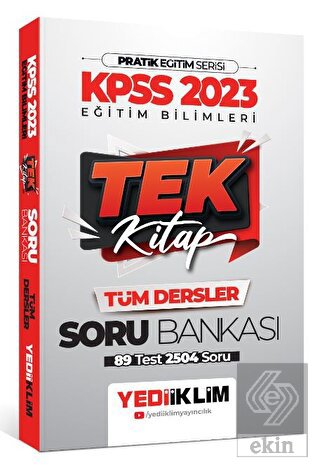 2023 KPSS Pratik Eğitim Serisi Eğitim Bilimleri Te