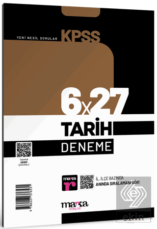 2023 KPSS Tarih 6x27 Deneme Tamamı Video Çözümlü M