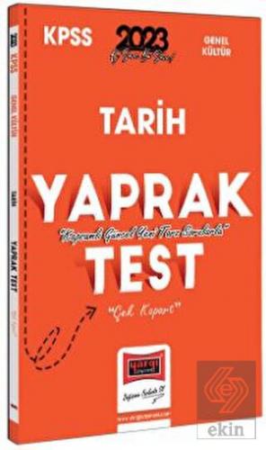 2023 KPSS Tarih Çek Kopart Yaprak Test
