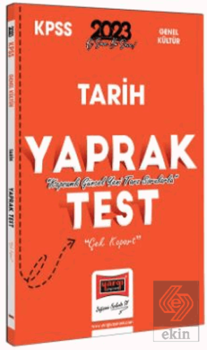 2023 KPSS Tarih Çek Kopart Yaprak Test