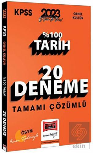 2023 KPSS Tarih Tamamı Çözümlü 20 Deneme