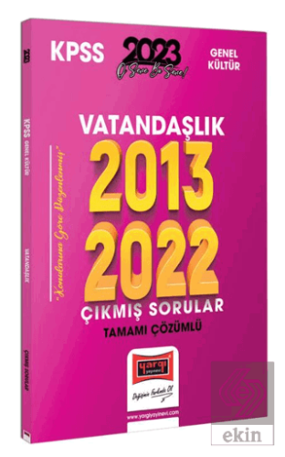 2023 KPSS Vatandaşlık 2013-2022 Tamamı Çözümlü Çık