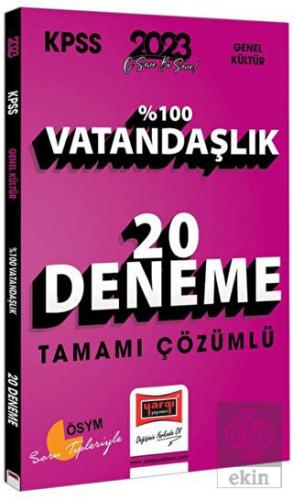 2023 KPSS Vatandaşlık Tamamı Çözümlü 20 Deneme
