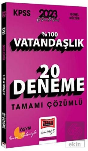 2023 KPSS Vatandaşlık Tamamı Çözümlü 20 Deneme