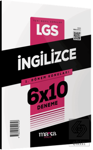 2023 LGS 1. Dönem Konuları İngilizce 6 Deneme Mark