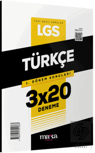 2023 LGS 1. Dönem Konuları Türkçe 3x20 Deneme Mark
