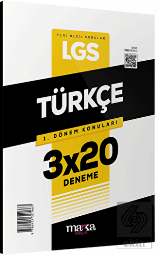 2023 LGS 1. Dönem Konuları Türkçe 3x20 Deneme Mark