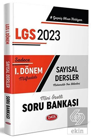 2023 LGS 1. Dönem Sayısal Soru Bankası - Data Yayı