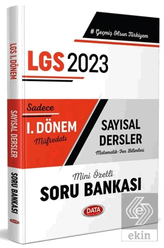 2023 LGS 1. Dönem Sayısal Soru Bankası - Data Yayı
