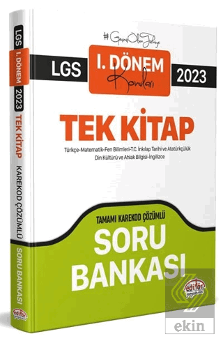 2023 LGS 1. Dönem Tüm Dersler Soru Bankası (Kareko