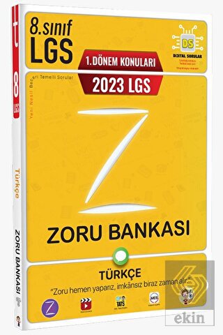 2023 LGS 1. Dönem Türkçe Zoru Bankası Tonguç Akade