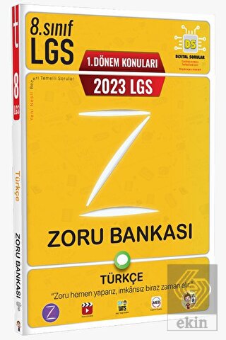 2023 LGS 1. Dönem Türkçe Zoru Bankası Tonguç Akade