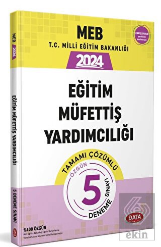 2023 MEB Eğitim Müfettiş Yardımcılığı 5 Deneme Çöz
